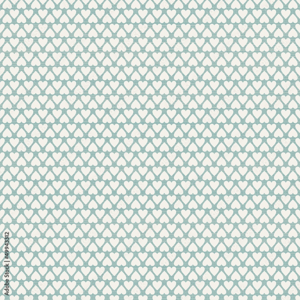 Aufkleber seamless hearts polka dot pattern with retro texture