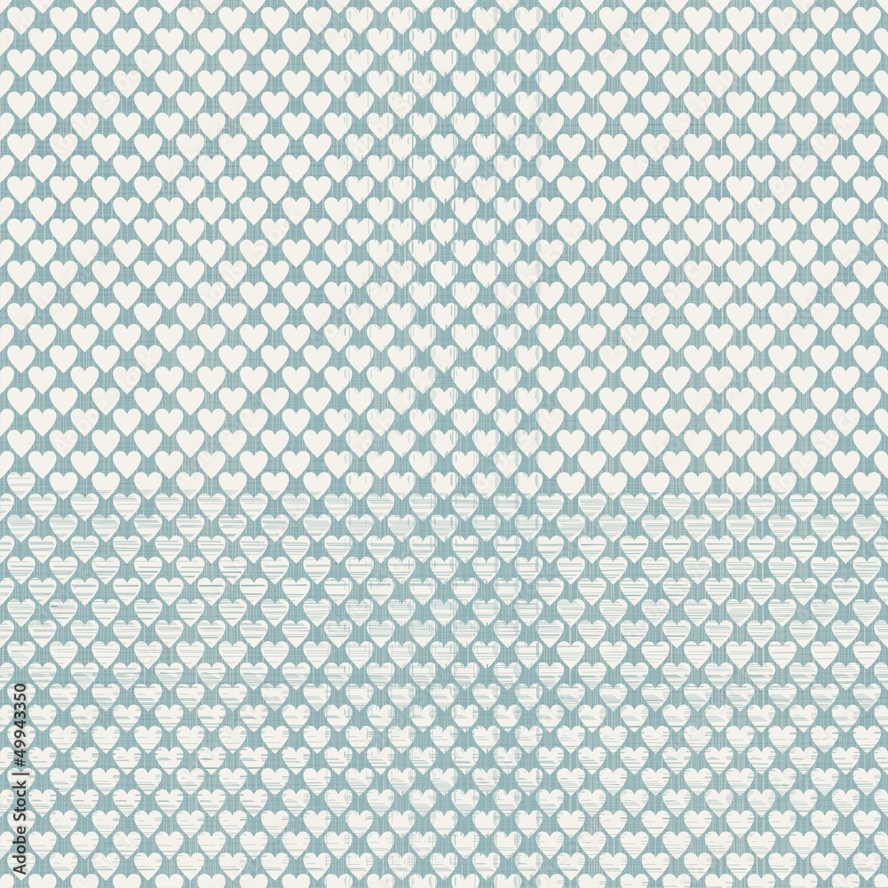 Aufkleber seamless hearts polka dot pattern with retro texture