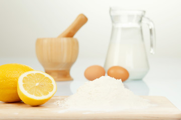 Different products to make bread