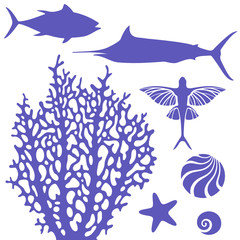 Naklejka premium Reef