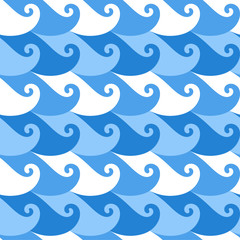 Seamless pattern. Wave