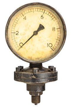 Old industry display mano meter