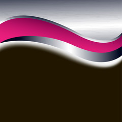 metal wave style vector background. eps10 vector