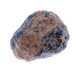 mineral Apatite  isolated on a white background