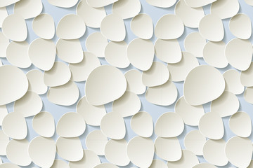 Weißen Rosen Blättern Hintergrund hellblau Pattern