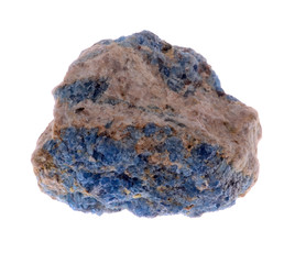 mineral Apatite  isolated on a white background