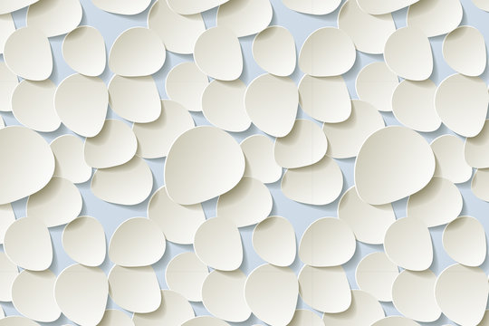 Wei&szlig;en Rosen Bl&auml;ttern Hintergrund hellblau Pattern