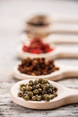 Green peppercorns