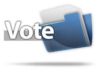 3D Style Folder Icon "Vote"
