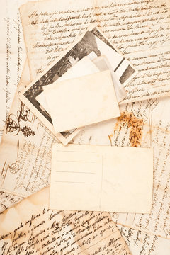 Old letters and photos