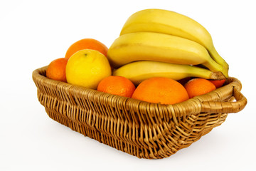 Fresh  fruits  in the basket