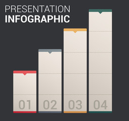 Modern soft color Design template / infographics