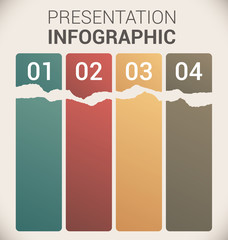 Modern soft color Design template / infographics