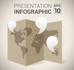 Modern soft color Design template / infographics