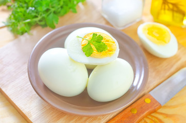 boiled eggs