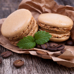 Macarons, Kaffeebohnen