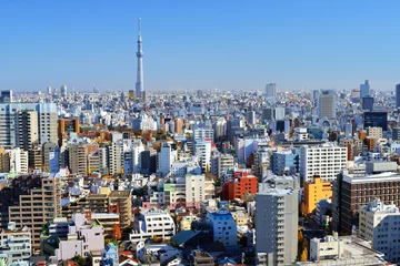 Fotobehang Tokyo Cityscape © SeanPavonePhoto