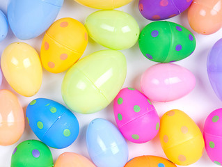 plastic easter eggs