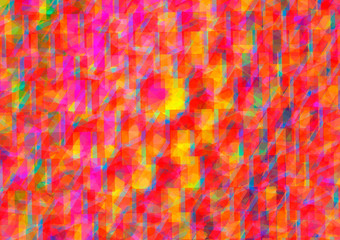 abstract vector background with colorful symmetrical shapes