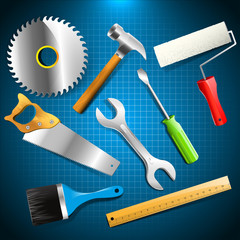 Construction tools - vector set