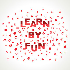 Learn By Fun word with in alphabets