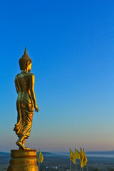 Buddha statue in Nan province of Thailand