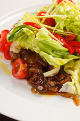 Salad with meat