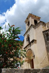 Small stone church, Lourmarine village, Provence, France