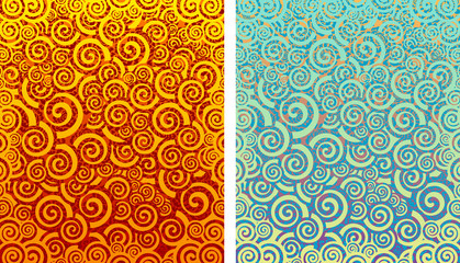 Fire and water backgrounds