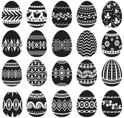 Fototapeta premium Easter eggs set