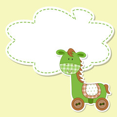 Baby Horse - Cavallino - Place your text