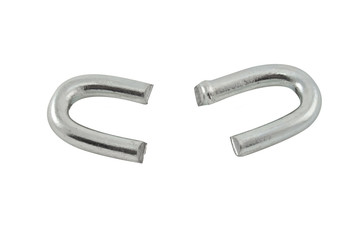 Broken chain link. The file includes clipping path.