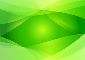 Abstract Green Wavy Background Wallpaper