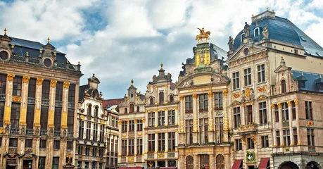 Fotobehang Grand Place or Grote Markt in Brussels. Belgium © Horváth Botond