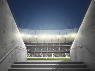 Selbstklebende Fototapeten Stadion mit Blick aus Durchgang © KB3