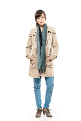 Fototapeta premium autumn woman
