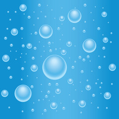 Abstract deep water blobs background EPS10