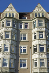 Gründerzeitgebäude in Kiel, Deutschland