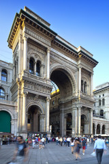 Galleria Vittorio Emanuele II in Milan Italy