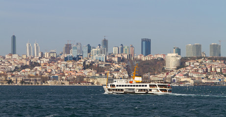 Fototapeta premium Bosphorus Strait, Istanbul, Turkey