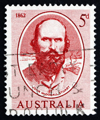 Postage stamp Australia 1962 John McDouall Stuart
