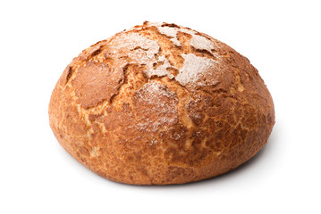 Traditional homemade round bread