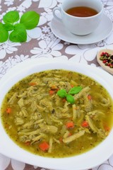 flaki wołowe w rosole