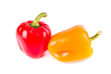 Colored sweet peppers. Health eating concept, diet.