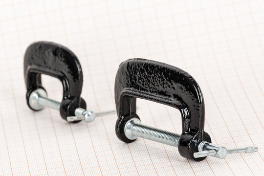 Small hand vise c-clamps