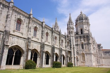 Fototapeta na wymiar Lissabon Hieronymus Kloster - 06 Klasztor Hieronimitów w Lizbonie