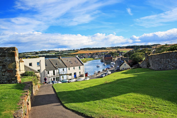 Fototapeta na wymiar Panorama of St Andrews, Fife, Szkocja