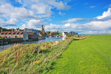 Naklejka premium Panorama of St Andrews, Fife, Scotland
