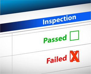 Inspection Results business paperwork
