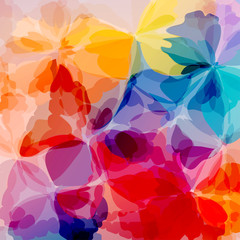 Multicolored background watercolor painting